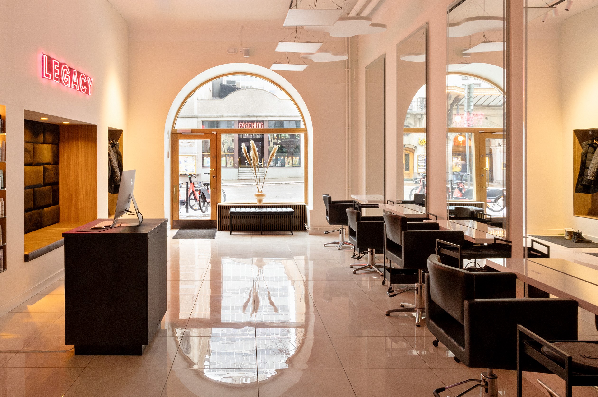Legacy Hair Stockholm Salon Interior